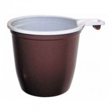 Чашка кофейная коричневая