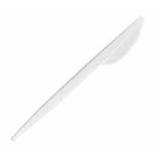 Нож пластиковый, белый