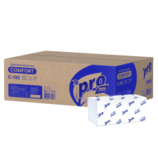 Бумажные листовые полотенца V-сложения эконом 1-сл. 250 л.