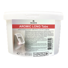 AROMIC LONG TABS Дезодорирующие таблетки для писсуаров с длительным сроком растворения