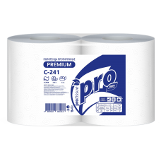 Полотенца бумажные двухслойные рулонные PROtissue (350 м / 1000 листов)