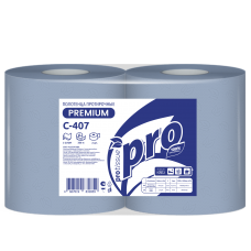 Полотенца бумажные двухслойные рулонные PROtissue (350 м/1000 листов)